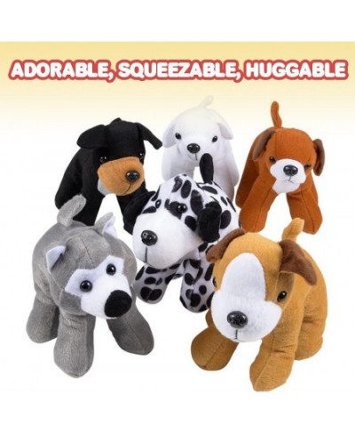 Dog Plush Assortment - Set of 12 - Soft and Cuddly Stuffed Animals for Toddlers - 6 Cute Puppy Designs - Fun Birthday Party F...