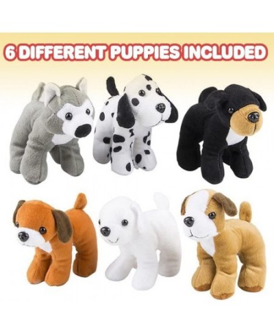 Dog Plush Assortment - Set of 12 - Soft and Cuddly Stuffed Animals for Toddlers - 6 Cute Puppy Designs - Fun Birthday Party F...