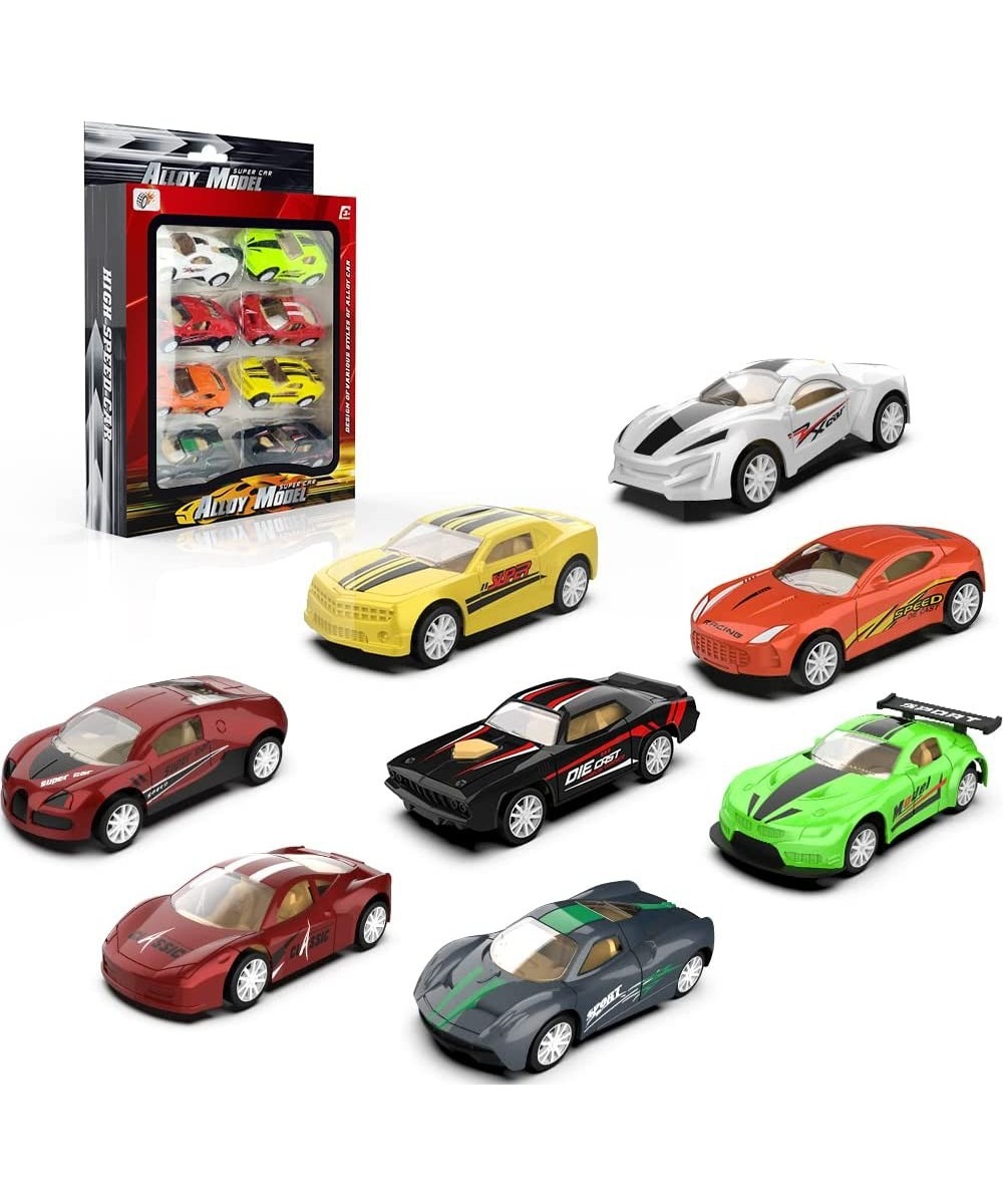 Pull Back Cars Toys Set Kids Mini Toy Playsets Race Car Party Favors for Toddler 8 PCS Pull Back Rcaing Car Toy Set for for K...