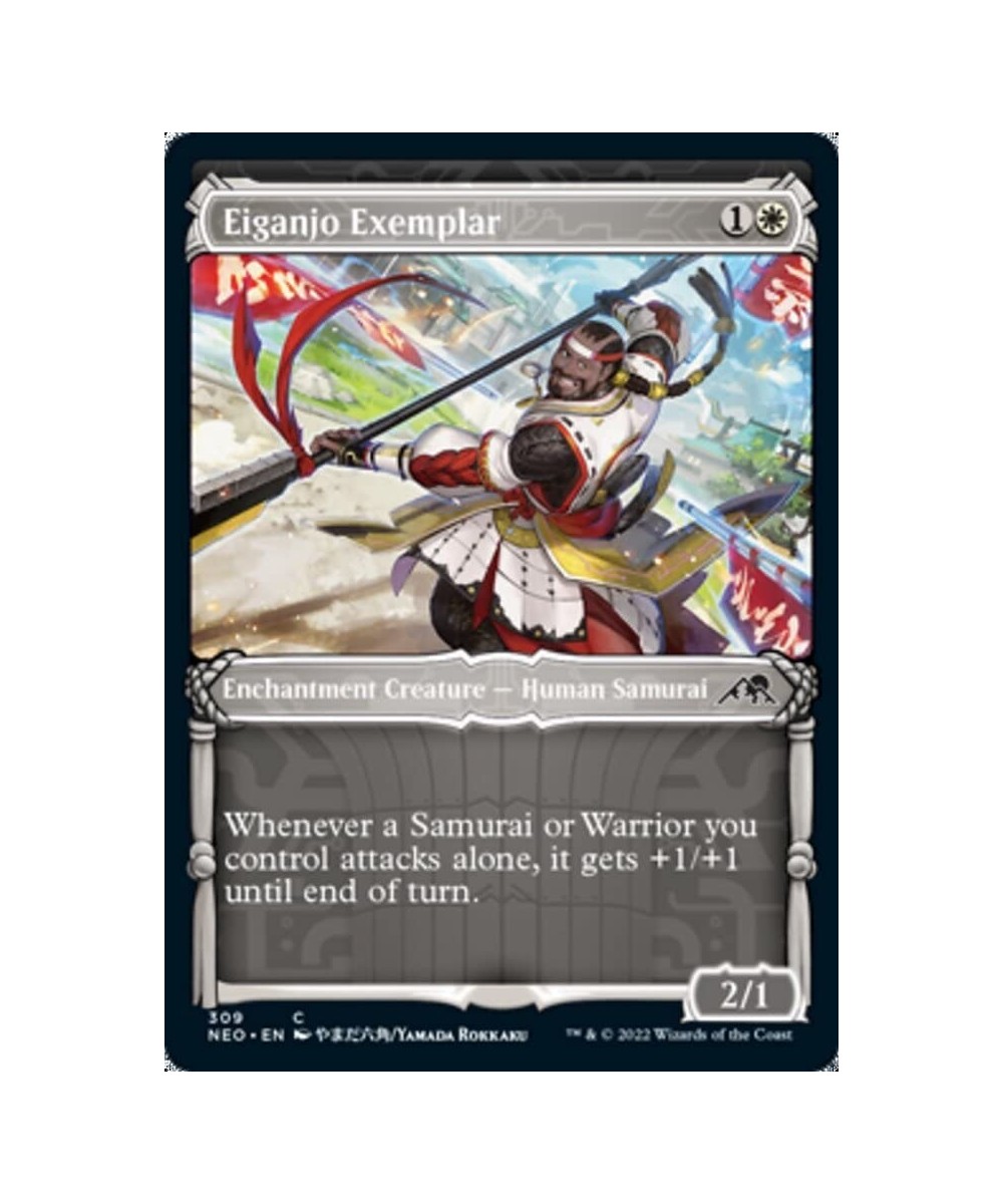 Magic: the Gathering - Eiganjo Exemplar (309) - Showcase - Kamigawa: Neon Dynasty $11.23 - Card Games