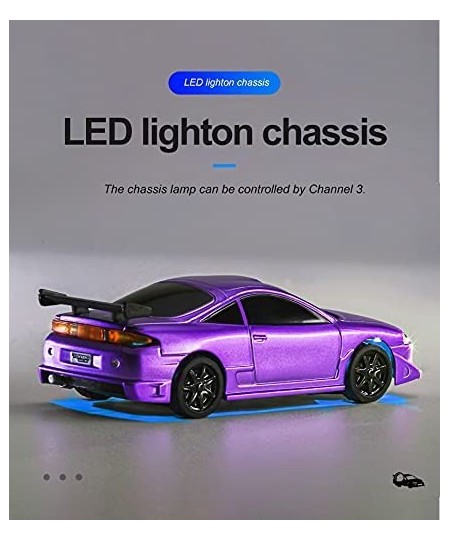 1:76 RC Sport car Table Racing Top Racing Innovation Technology 1:76 Remote Control Mini Model Car Toys (Purple) $110.55 - Re...