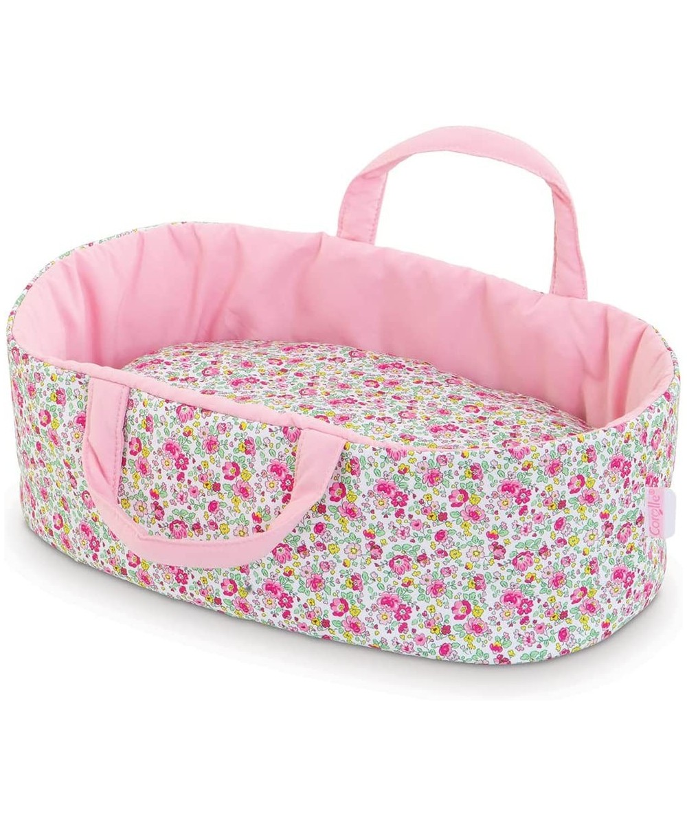 Baby Doll Carry Bed - Floral Print Design with Reversible Blanket fits 12" Baby Dolls $54.44 - Dolls