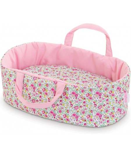 Baby Doll Carry Bed - Floral Print Design with Reversible Blanket fits 12" Baby Dolls $54.44 - Dolls