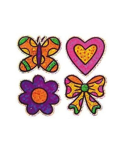 Bulk Roll Prismatic Stickers Mini Fun Shapes for Girls - 100 Repeats $26.35 - Kids' Stickers