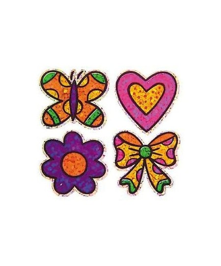 Bulk Roll Prismatic Stickers Mini Fun Shapes for Girls - 100 Repeats $26.35 - Kids' Stickers