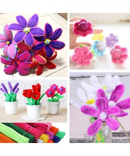 2000 Pieces Pipe Cleaners Assorted Colors Chenille Stems for DIY Art Craft Decorations 20 Colors Craft Pipe Cleaners for Crea...