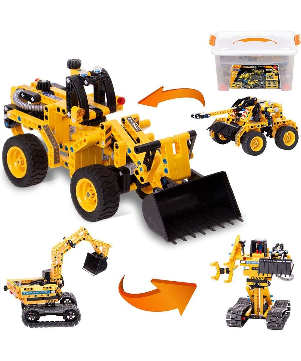 STEM Toys Building Sets for Boys Age 8-12 Construction Engineering Kit Builds 4 Excavator Toy Models. for Boys Age 8 9 10 11 ...