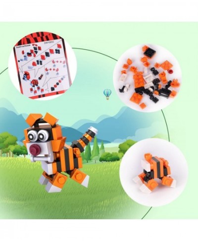 12 Pcs Pre Filled Animal Building Block Set 12 in 1 Mini Building Blocks Toys Assorted Toy Animal Building Blocks STEM Toys P...