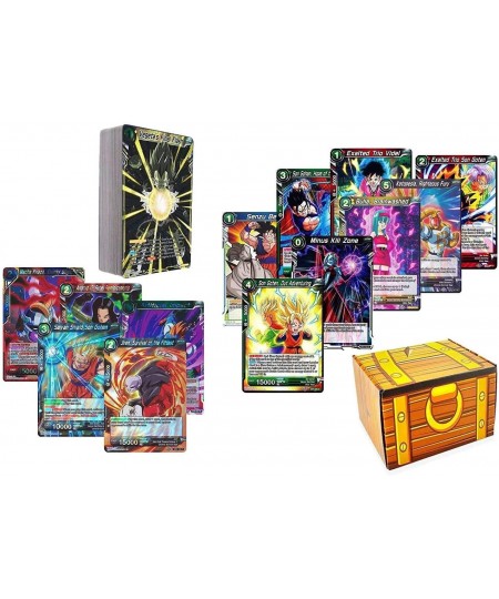 50 Dragon Ball Super Card Lot Featuring a Random Vegeta Character Card! Includes Treasure Deck Box! $19.39 - Card Games