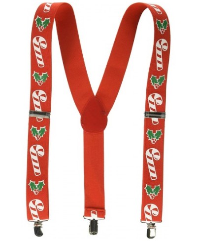 Candy Cane & Holly Suspenders (adjustable) Party Accessory (1 count) (1/Pkg) $14.55 - Kids' Party Decorations