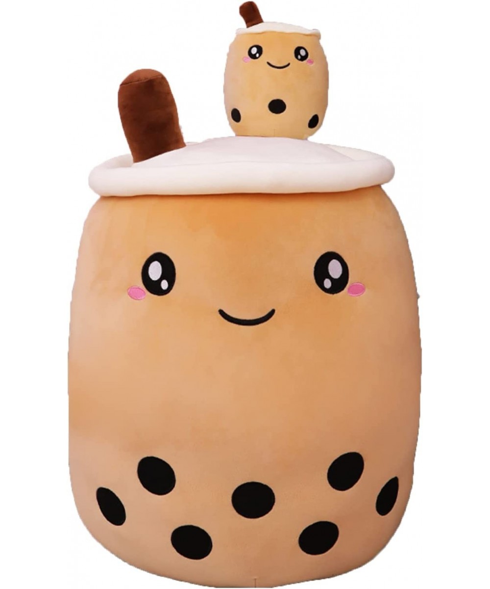 Boba Plush Food Pillow Cartoon Tea Plush Cylindrical Pillow Toy Plush Pillow Toy Soft Hug Pillow (Brown 9.4") $25.45 - Kids' ...