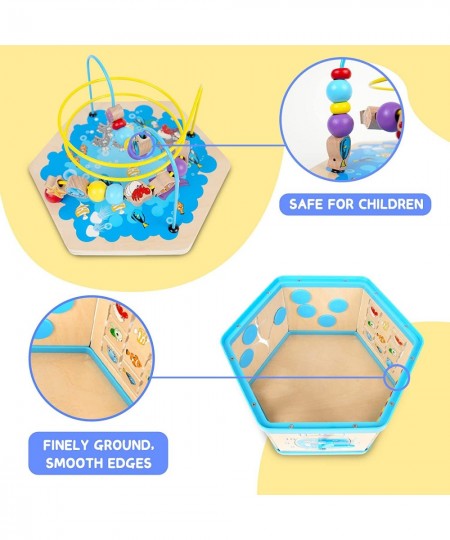 Baby Activity Cube Wooden Developmental Toddler Educational for 1 Year Old Boys Girls Gift Toys Montessori Learning Toy for 1...