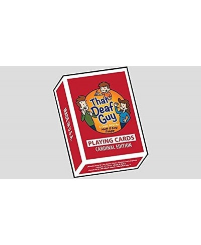 That Deaf Guy RED Cardinal Edition Playing Cards $17.44 - Card Games