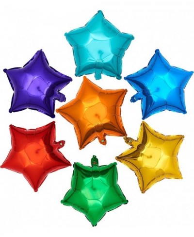 18 Inch Star Foil Balloons 21pcs Multi Mylar Helium Balloons Rainbow Balloons for Party Decoration $18.88 - Kids' Party Decor...