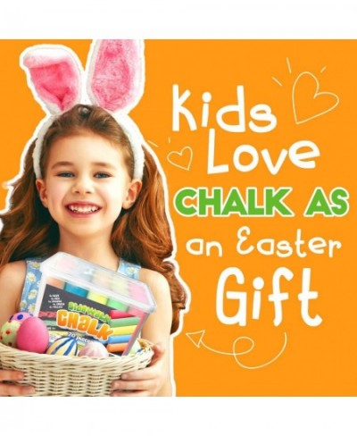 Sidewalk Chalk For Kids Bucket of 20 Pieces Great Easter Basket Stuffers Street Chalk For Kids | Bulk Sets | Sidewaalk Colore...