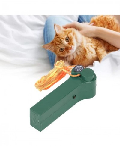 Rope Launcher Propeller Electric Rope Launcher Toy Handheld Cat Rope Launcher Thruster Toy for Cats Toys Kids Adult Outdoor T...