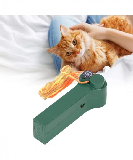 Rope Launcher Propeller Electric Rope Launcher Toy Handheld Cat Rope Launcher Thruster Toy for Cats Toys Kids Adult Outdoor T...