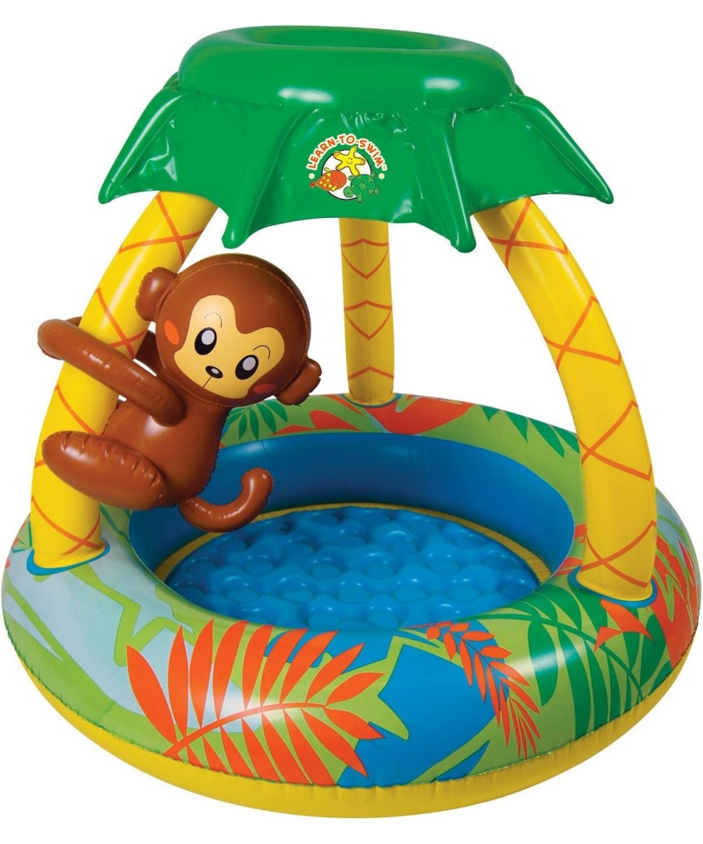 81610 Learn-to-Swim Go Bananas Monkey Swimming Pool with Sun Protection Monkey $48.17 - Swimming Pool & Outdoor Water Toys