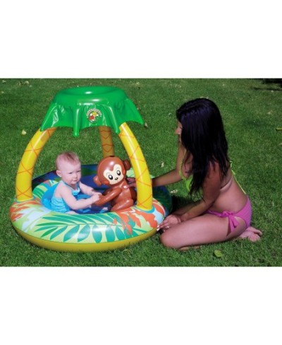 81610 Learn-to-Swim Go Bananas Monkey Swimming Pool with Sun Protection Monkey $48.17 - Swimming Pool & Outdoor Water Toys