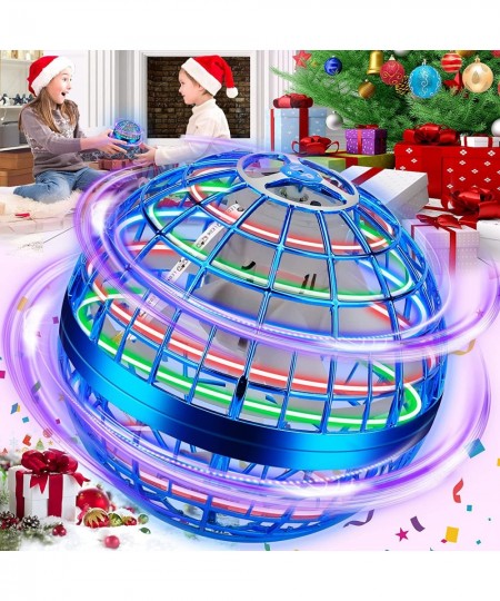 Flying Orb Ball Toy 360°Rotating Hand Controlled Flying Space Ball Flying Spinner Mini Drone for Boys Girls Teens Indoor Outd...