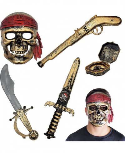 Caribbean Pirate Dress Up Play Set Includes 5 Piece Tools of the Trade $16.16 - Kids' Costumes