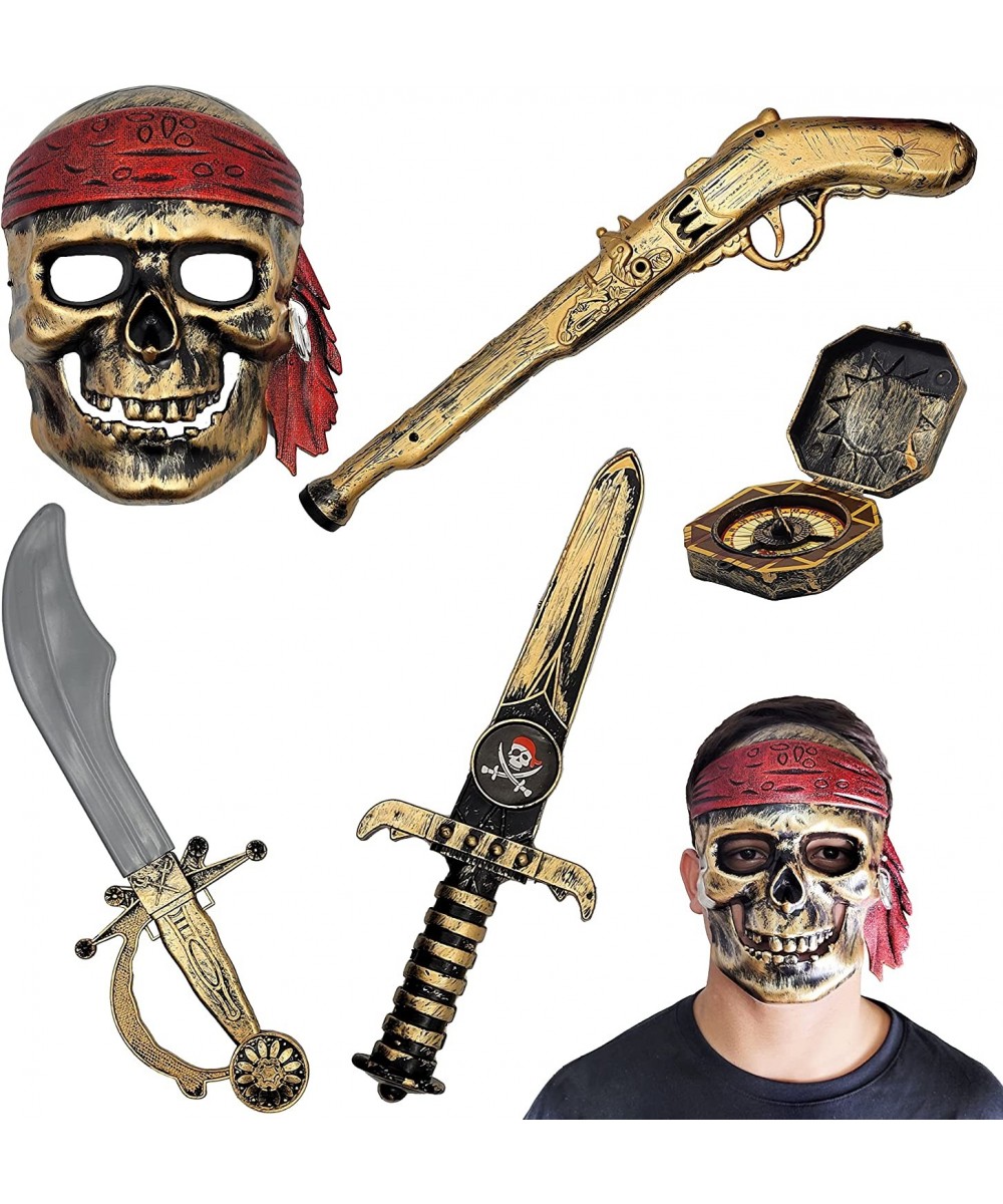 Caribbean Pirate Dress Up Play Set Includes 5 Piece Tools of the Trade $16.16 - Kids' Costumes