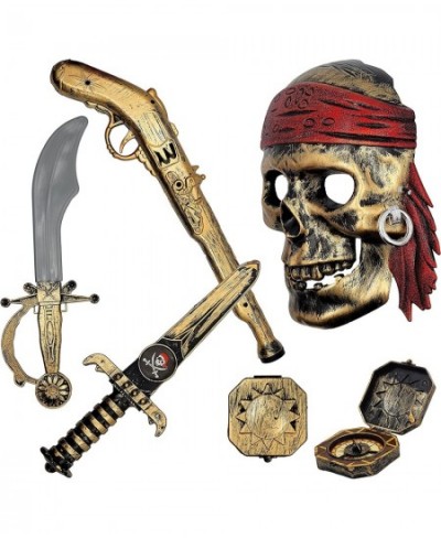 Caribbean Pirate Dress Up Play Set Includes 5 Piece Tools of the Trade $16.16 - Kids' Costumes