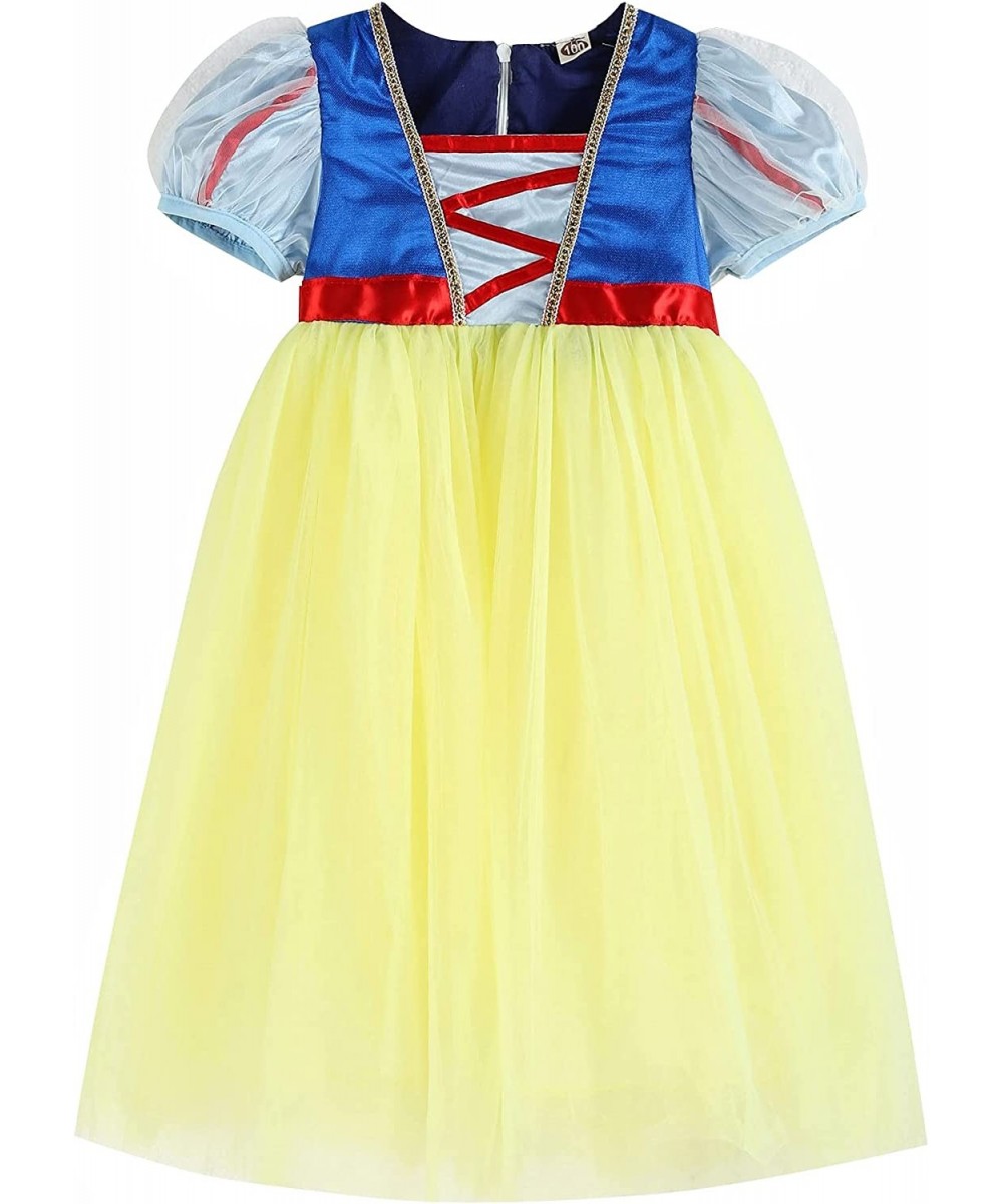 THEE BRON Girls Ruffles Dress Costumes Floral Sleeveless Tulle Party Dresses $42.08 - Kids' Costumes