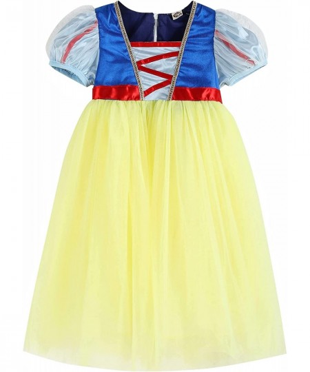 THEE BRON Girls Ruffles Dress Costumes Floral Sleeveless Tulle Party Dresses $42.08 - Kids' Costumes