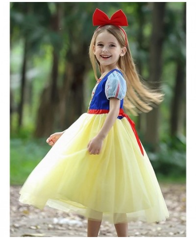 THEE BRON Girls Ruffles Dress Costumes Floral Sleeveless Tulle Party Dresses $42.08 - Kids' Costumes