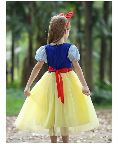 THEE BRON Girls Ruffles Dress Costumes Floral Sleeveless Tulle Party Dresses $42.08 - Kids' Costumes