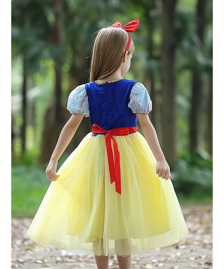 THEE BRON Girls Ruffles Dress Costumes Floral Sleeveless Tulle Party Dresses $42.08 - Kids' Costumes