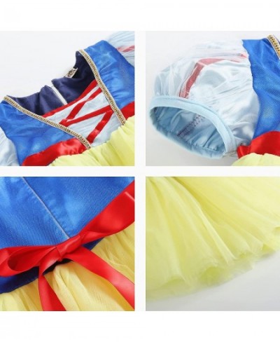 THEE BRON Girls Ruffles Dress Costumes Floral Sleeveless Tulle Party Dresses $42.08 - Kids' Costumes