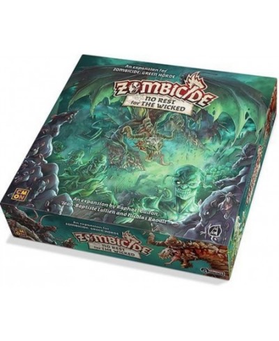 Zombicide Green Horde No Rest for The Wicked Board Game Expansion | Strategy Game | Cooperative Game for Teens and Adults | Z...