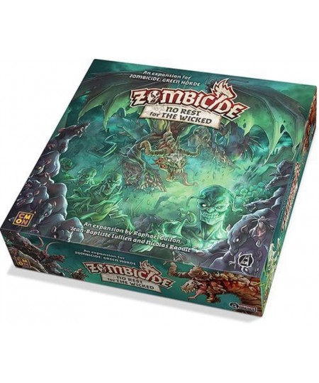 Zombicide Green Horde No Rest for The Wicked Board Game Expansion | Strategy Game | Cooperative Game for Teens and Adults | Z...