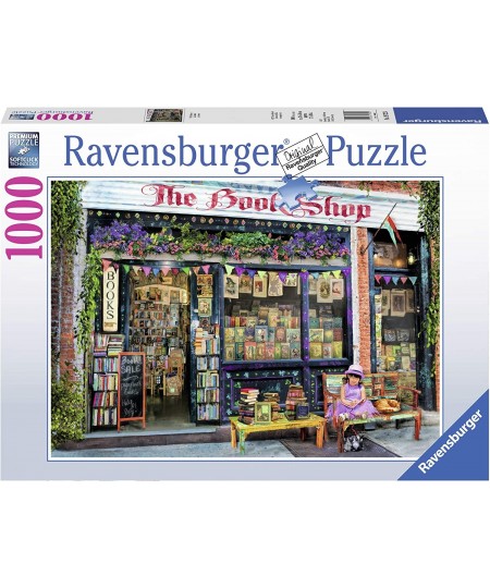 The Bookshop Puzzle 1000 Piece Jigsaw Puzzle for Adults – Every piece is unique Softclick technology Means Pieces Fit Togethe...