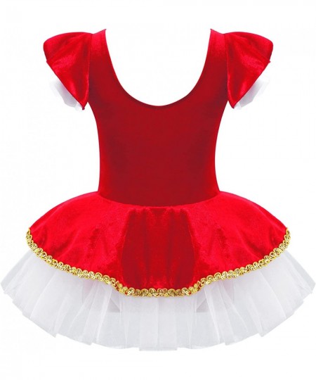 Kids Girls Ballet Dance Leotard Dress Fairytale Cosplay Costume Ringmaster Mesh Tutu Skirt Performance $21.85 - Kids' Costumes