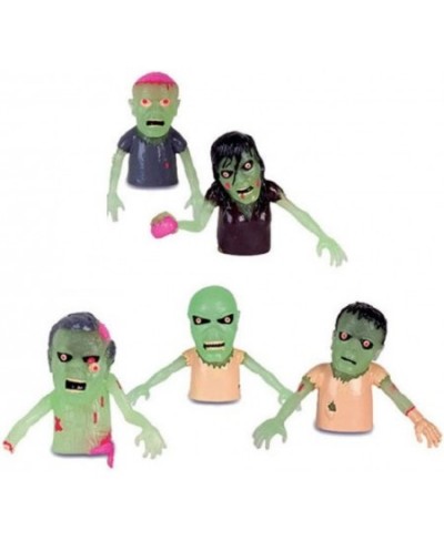 Set of 5 Glow in the Dark Zombie Finger Puppets Halloween Zombies $15.77 - Finger Puppets