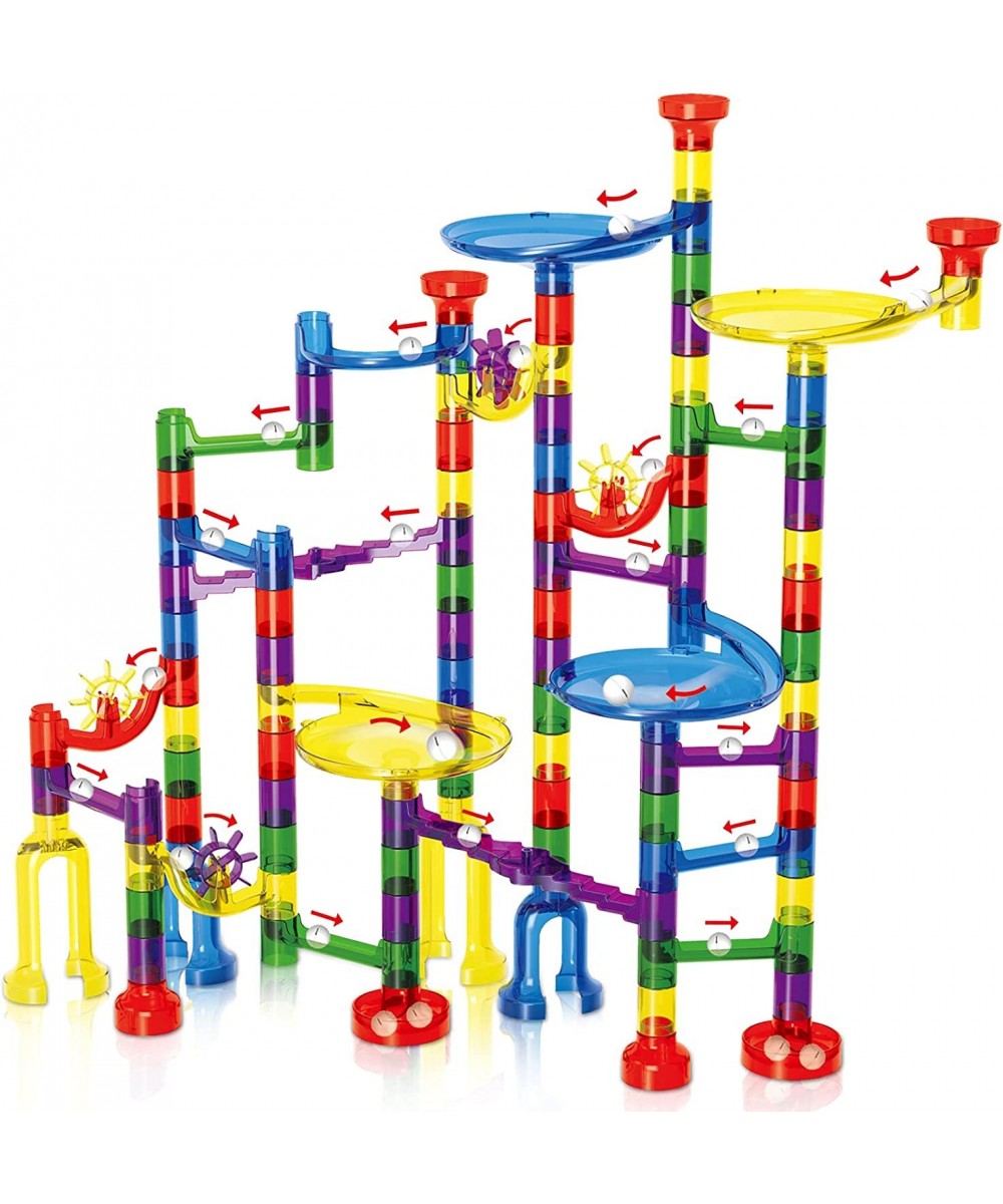 122 Pcs Marble Run Set Toys Construction Building Blocks STEM Educational Learning Toy Deluxe Marble Maze Race Track Game Toy...