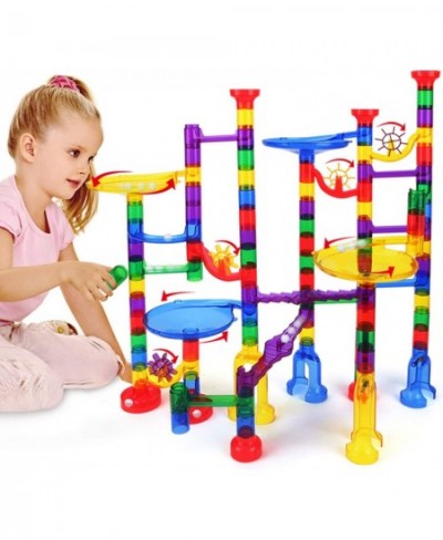 122 Pcs Marble Run Set Toys Construction Building Blocks STEM Educational Learning Toy Deluxe Marble Maze Race Track Game Toy...