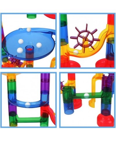 122 Pcs Marble Run Set Toys Construction Building Blocks STEM Educational Learning Toy Deluxe Marble Maze Race Track Game Toy...