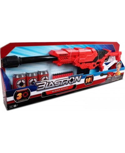 Blastron 30" Sigma Rifle Battery Free 10 Darts 3 Target cans 80 Foot Range Great Gift for Any Child Recommended for Ages 8 Ye...