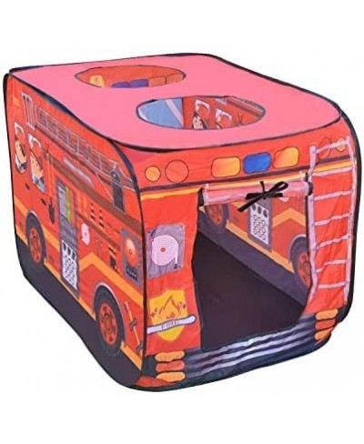 Fire Truck Play Tent for Kids with Fireman Costume Kids Tent for Indoor & Outdoor Pop Up Tent for Toddles $49.27 - Kids' Play...