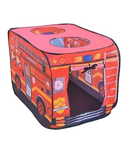 Fire Truck Play Tent for Kids with Fireman Costume Kids Tent for Indoor & Outdoor Pop Up Tent for Toddles $49.27 - Kids' Play...