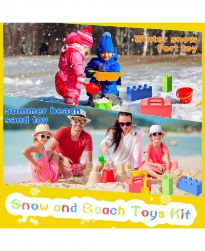 Sand Castle Block Maker Sand Castle Building Kit Sand Toys for Kids Outdoor Beach Sand Brick Maker and Sand Castle Summer San...