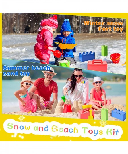 Sand Castle Block Maker Sand Castle Building Kit Sand Toys for Kids Outdoor Beach Sand Brick Maker and Sand Castle Summer San...