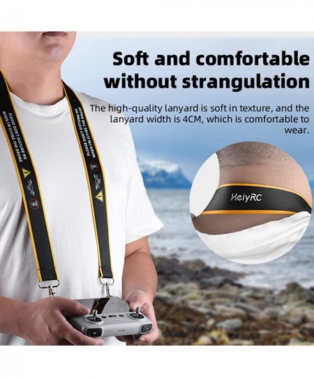 Widen Lanyard Strap Neck Sling with Warning Sign Drone Accessory for DJI Mini 3 Pro Remote Controller $22.07 - Hobby RC Quadc...