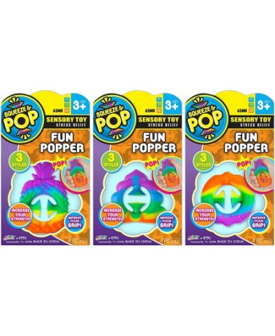 Snapper Fidget Toy (3 Packs) Hand Grip Fun Popper Snap It Squeeze Grab Snap Fidget Toy Stress Relief Toy Party Pop Snaps Nois...