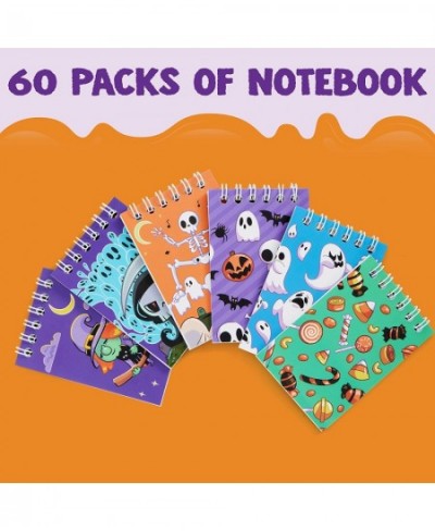 60 Pcs Halloween Notepad Set (6 Designs) Halloween Spooky Notepads for Kids Boys Girls Halloween Party Home School Supplies C...