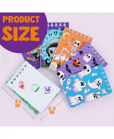 60 Pcs Halloween Notepad Set (6 Designs) Halloween Spooky Notepads for Kids Boys Girls Halloween Party Home School Supplies C...